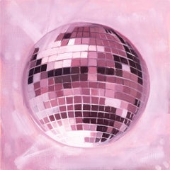 "Disco Ball II" Oil on panel