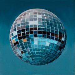 "Disco Ball III" Oil on panel
