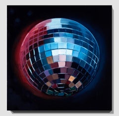 "Disco Ball IV" Oil on panel