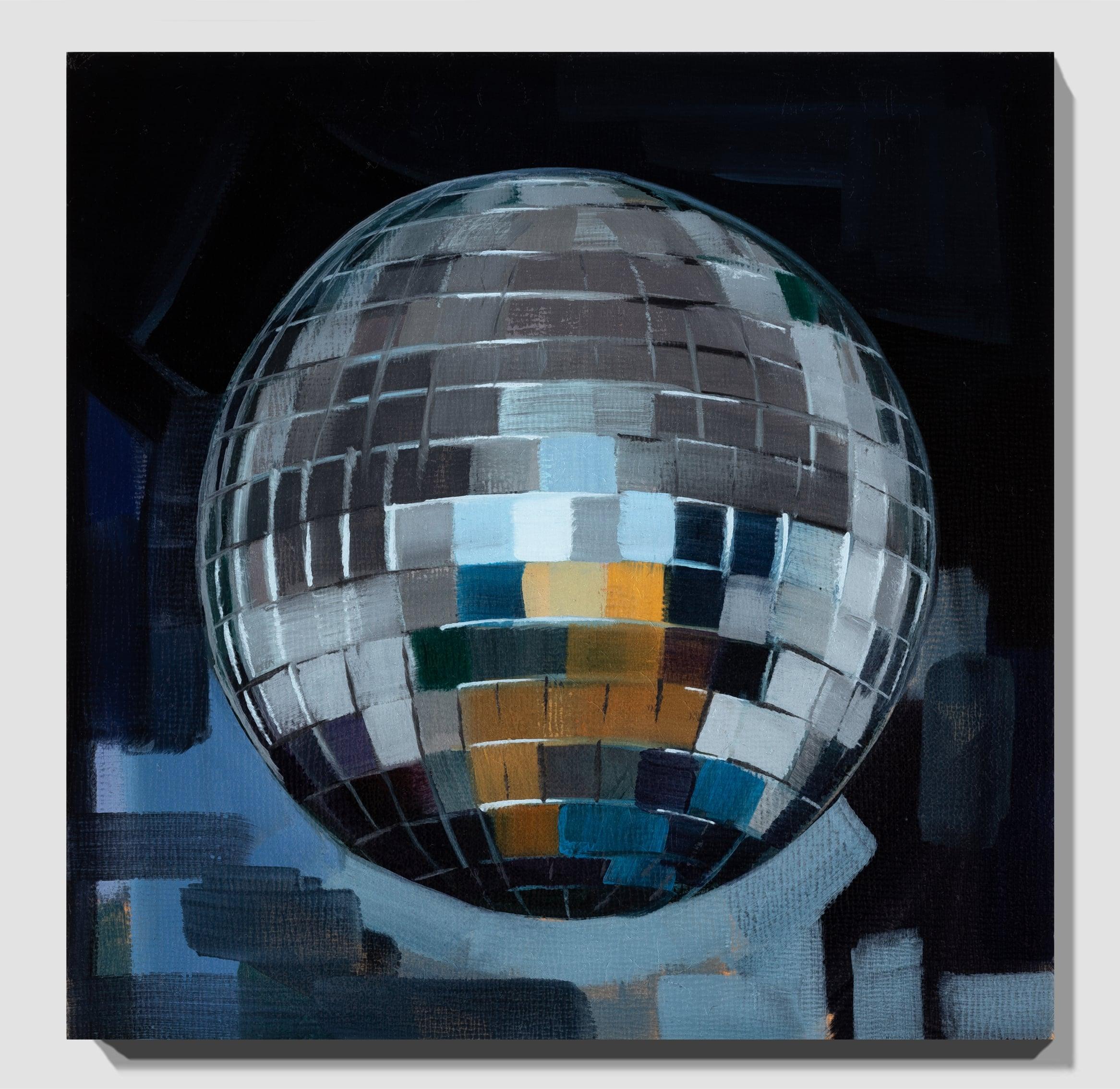 « Disco Ball VII », huile sur panneau 2