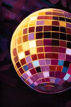 "Disco Ball XI" Oil on panel