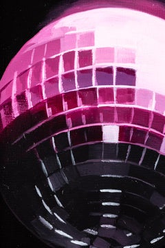 "Disco Ball XVII" Oil on panel