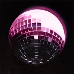 "Disco Ball XVII" Oil on panel
