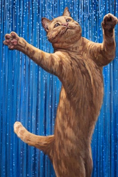 "Nine Lives III" Orange Cat Portrait