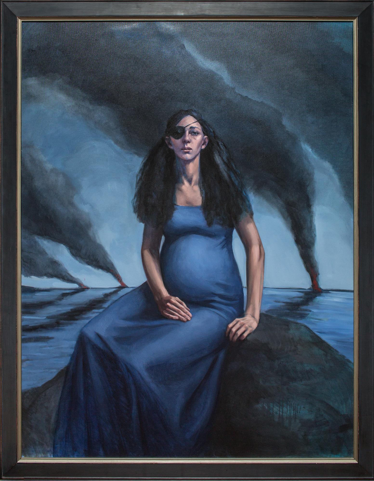 Katherine Fraser Figurative Painting - The Shipwrecked Heart