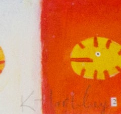 „Noah's Ark KMH 016“, Acrylgemälde, signiert von Katherine Hartley