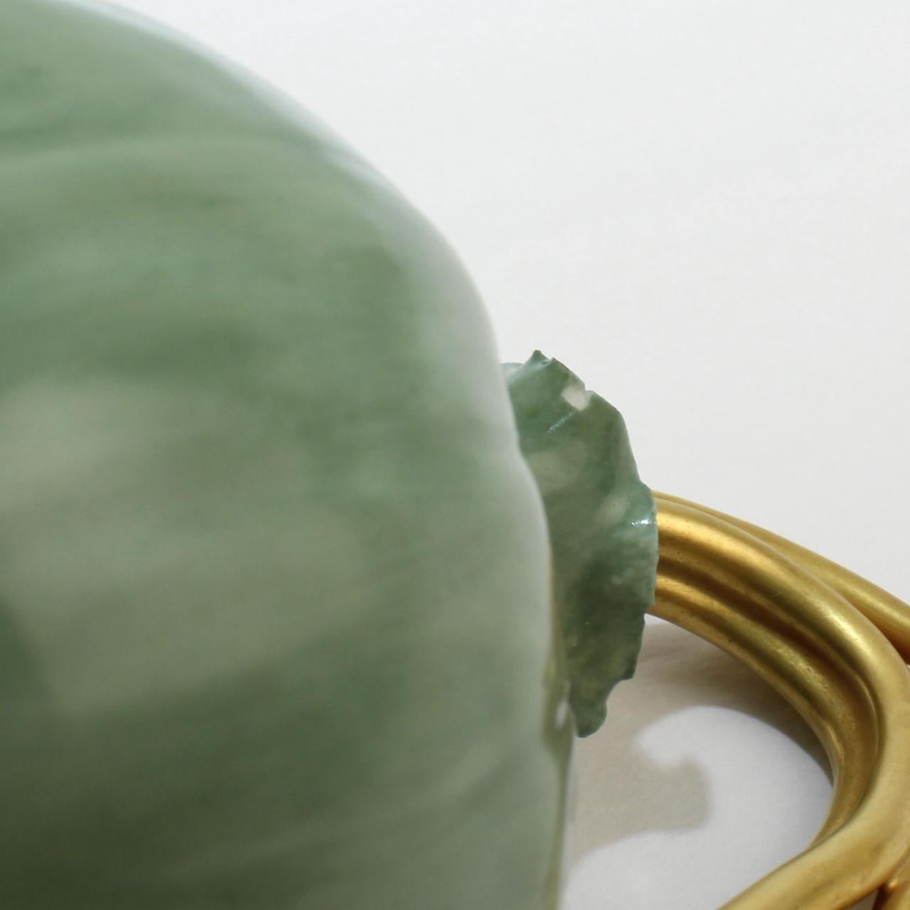 Katherine Houston Porcelain Figural Green Onion Model or Figurine 6