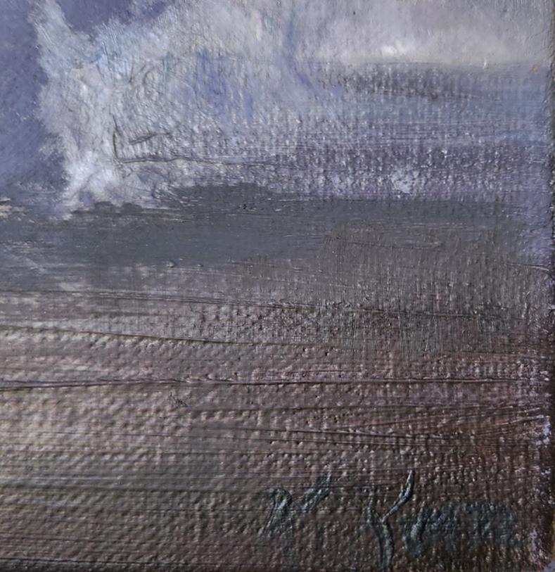 Pluma de fresno pintura paisajística contemporánea - Painting de Katherine Kean