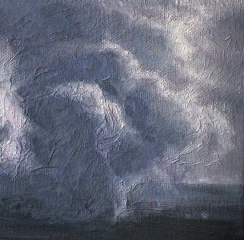 Pluma de fresno pintura paisajística contemporánea en venta 1