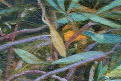 Bird in Brush contemporary landscape