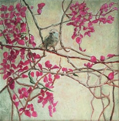 Bird on Branch contemporary landscape