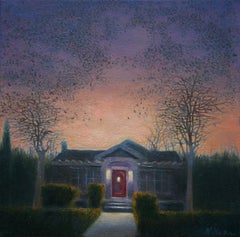 Bungalow Murmuration contemporary surrealist painting