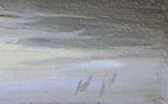 Calma Riflessi pittura di paesaggio contemporaneo