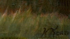 Clouds Swirling Over the Great Marsh atmospheric contemporary landscape