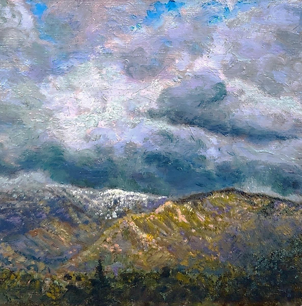 Katherine Kean Landscape Painting - Distant Snow