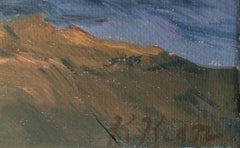Foothill Storm Cloud alla prima landscape painting