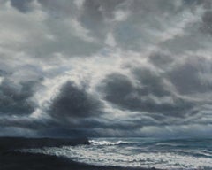 Gathering Point contemporary moody ocean and cloudscape
