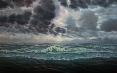 Green Wave storm seascape atmospheric 