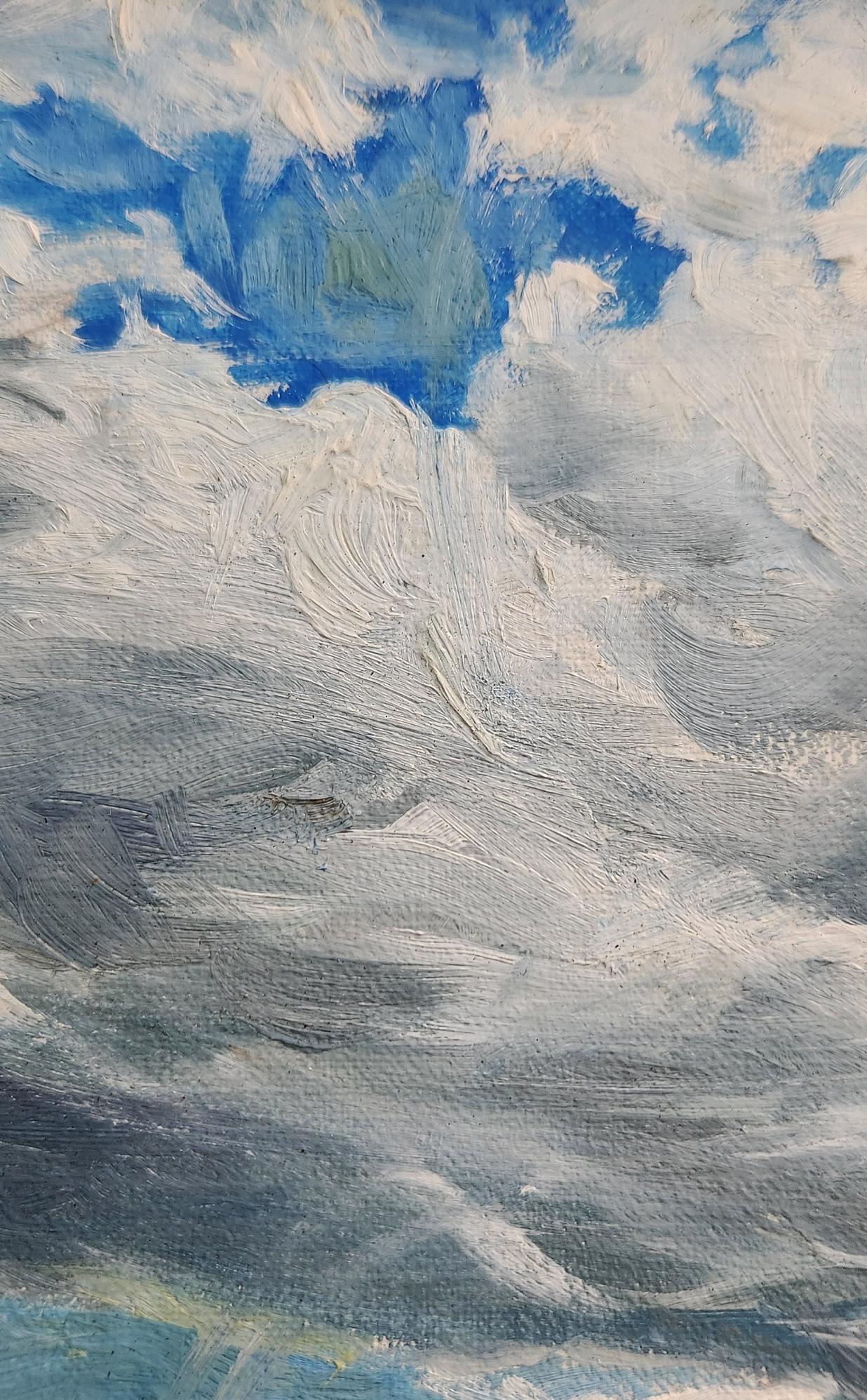 Hahamonga Sky - Contemporary Painting by Katherine Kean