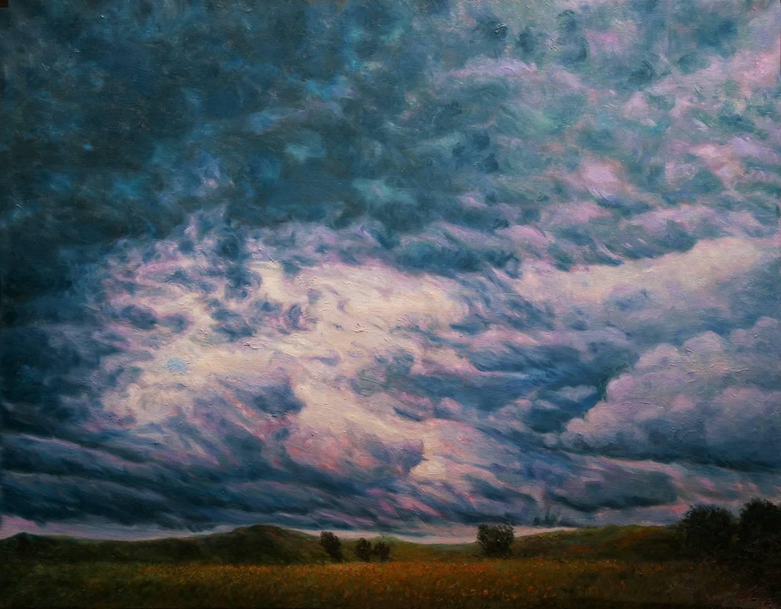 Katherine Kean Landscape Painting - Inland Spring Storm