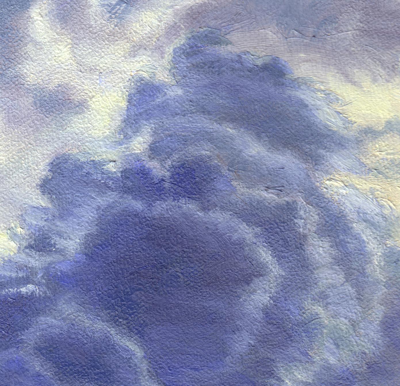 Laze pintura de paisaje contemporáneo - Painting Contemporáneo de Katherine Kean