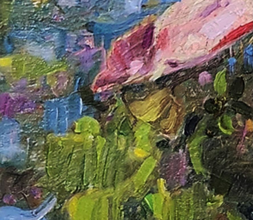 Pintura impresionista contemporánea Vivid Bloom en venta 1