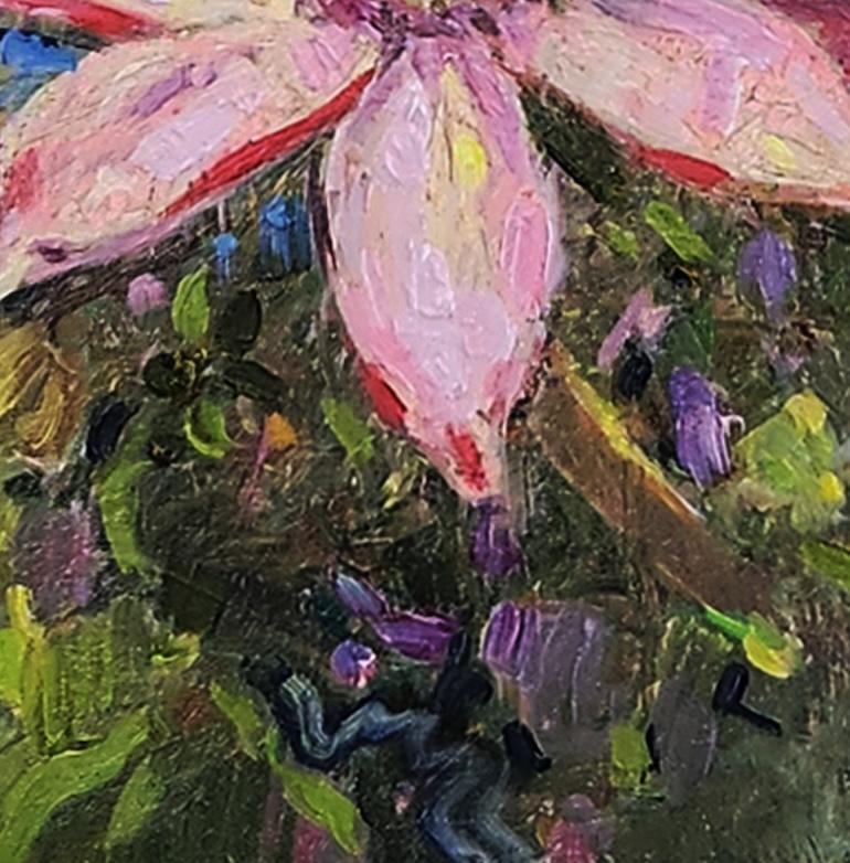 Pintura impresionista contemporánea Vivid Bloom en venta 3