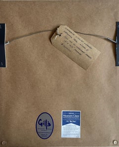 "Wepawaug Trails: Winter II"; Landschaftszeichnung; Federkiel-Tusche und handgeschöpftes Papier