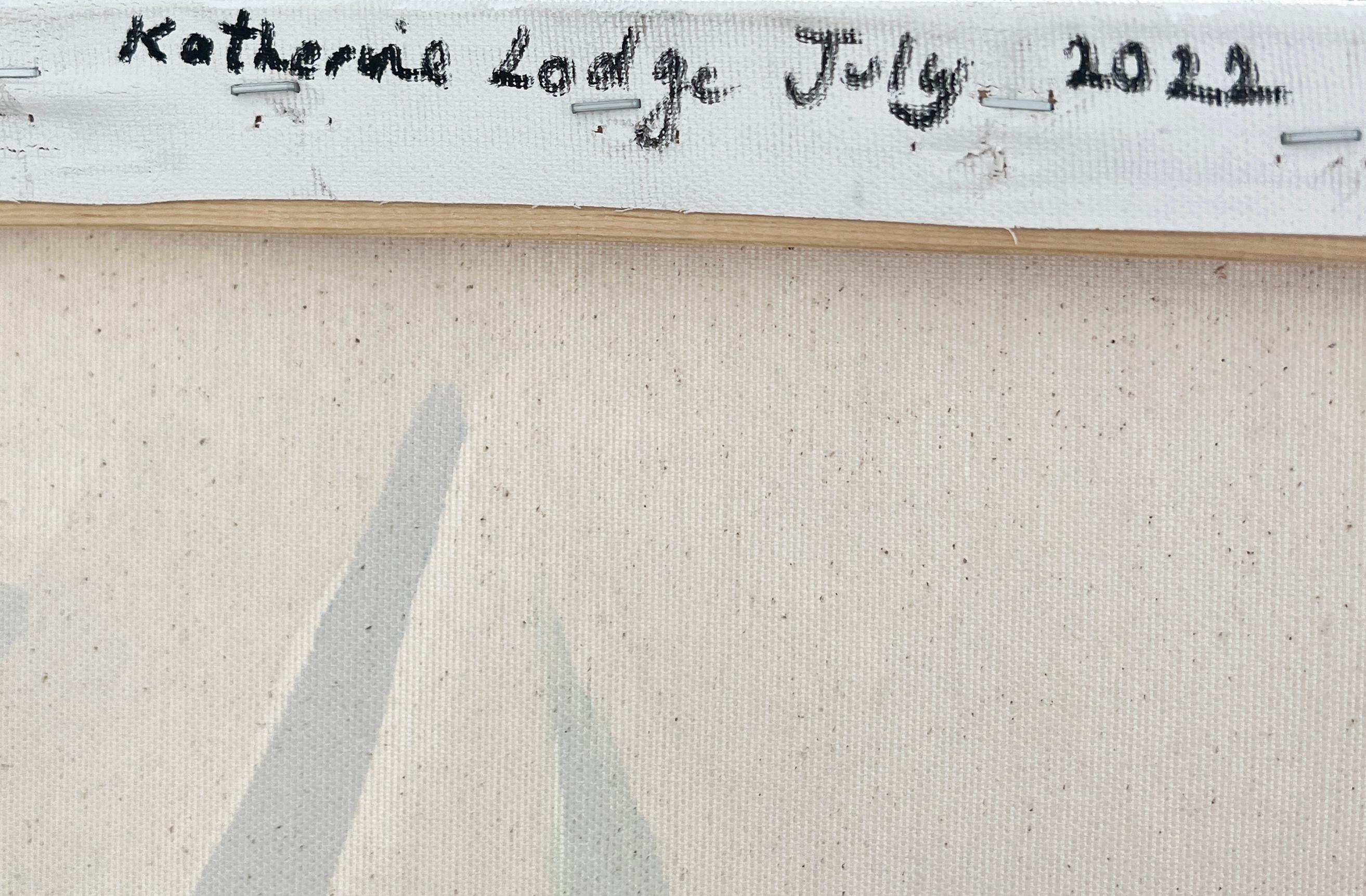 « Green Maze » - Peinture abstraite à l'acrylique de Katherine Lodge en vente 6
