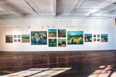 "(Jubilee) Bird of Paradise" - Abstract Botanical Painting - Diebenkorn