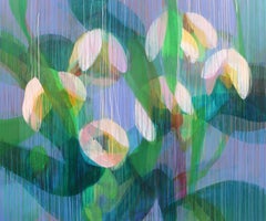 "(Jubilee) Katniss" - Abstract Botanical Painting - Diebenkorn