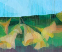 "(Jubilee) Lake Wales" - Abstract Landscape Painting - Diebenkorn
