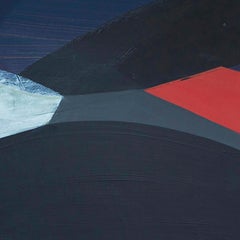 ""(Overpass) Paved No. 1"" - Peinture de paysage abstrait colorée - Diebenkorn