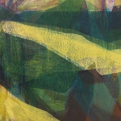 "(sequoia) yellow forest" - abstract landscape - marsh - Diebenkorn