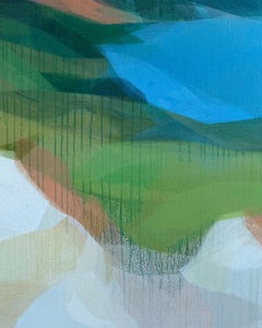 "(la caldera)" - paesaggio astratto, gocce di colore