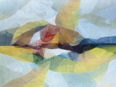 "(the gloaming) clouds + sandhills + meadow" - abstract landscape