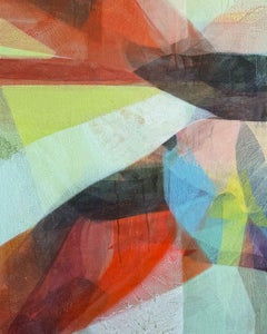 "(the gloaming) pond" - abstract landscape, botanical