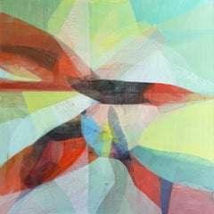 "(the gloaming) pond" - abstract landscape, botanical
