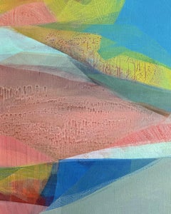 "(the gloaming) river + ocean meet" - abstrakte Landschaft, botanisch, Textur