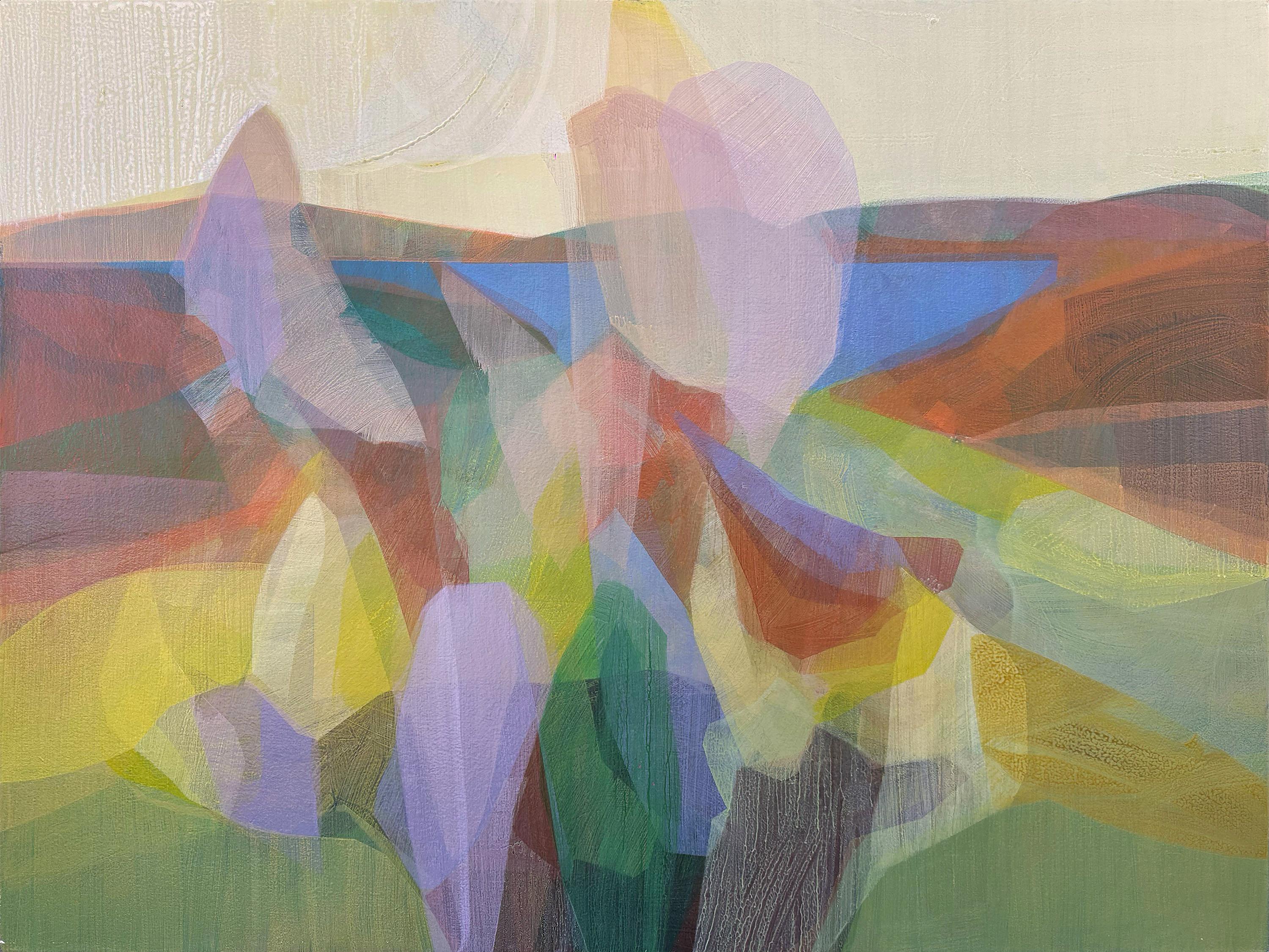 "(the gloaming) sea + marsh" - abstract landscape