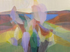 "(the gloaming) sea + marsh" - abstract landscape