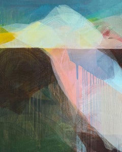 "(the gloaming) waterfall + river bed" - abstract landscape