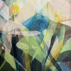 "(uhuru) makai" abstract landscape, bright & vivid, colorful