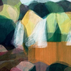 "(uhuru) swimming hole no. 1 at hakeakala national park" - abstract landscape