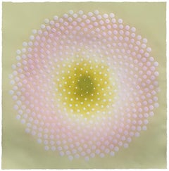 Phyllotaxis 43 de Katherine Warinner Monotipo en relieve sobre papel