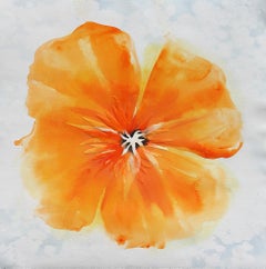 Poppy 200 - Fun, Bright, Floral Cyanotype and Monotype 