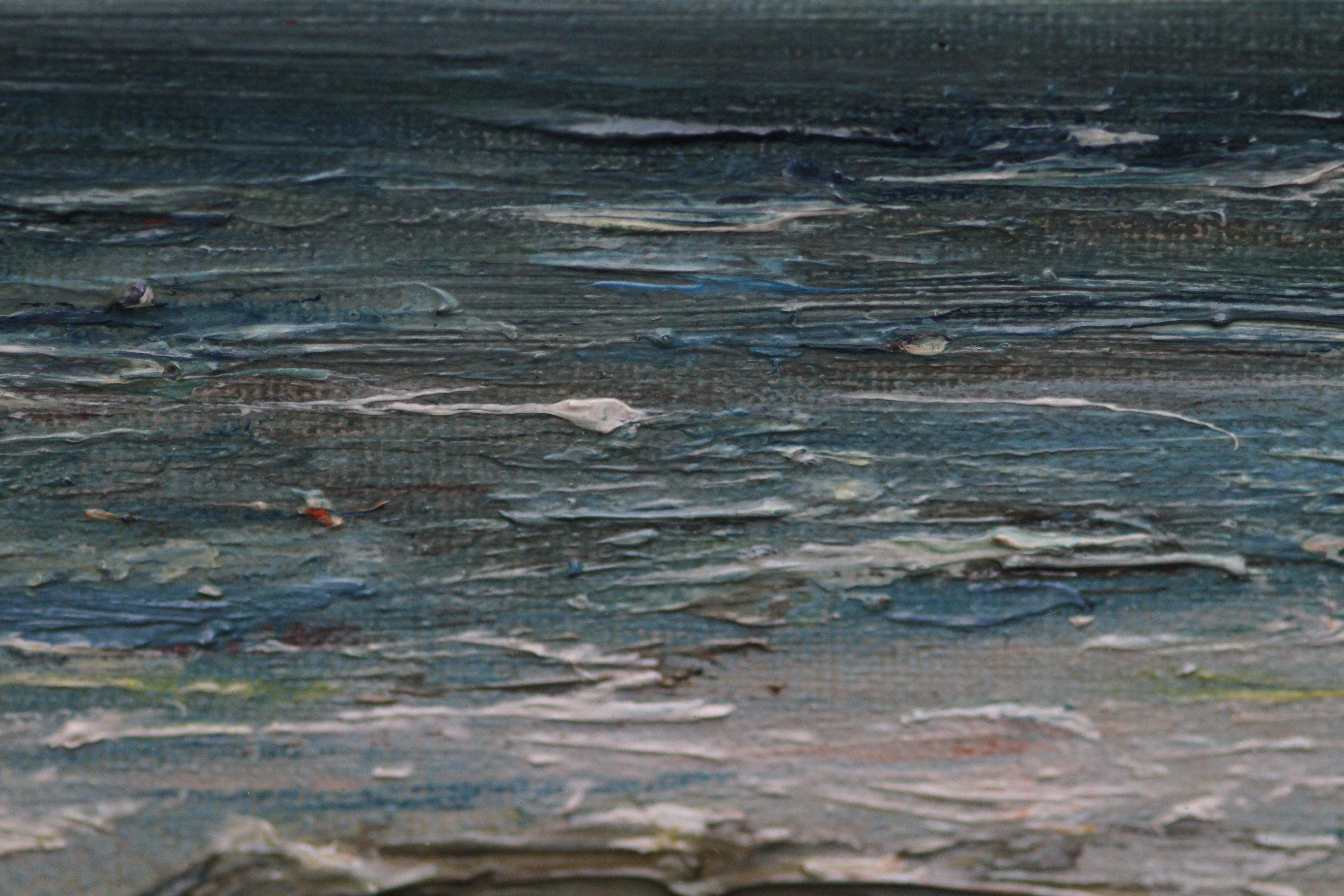 Arran Seascape - Scottish 1915 Impressionist art oil painting female artist For Sale 1