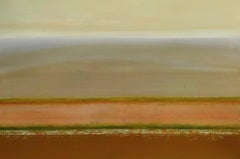 August Wind" par Katheryn Holt - Peinture abstraite contemporaine colorée et discrète