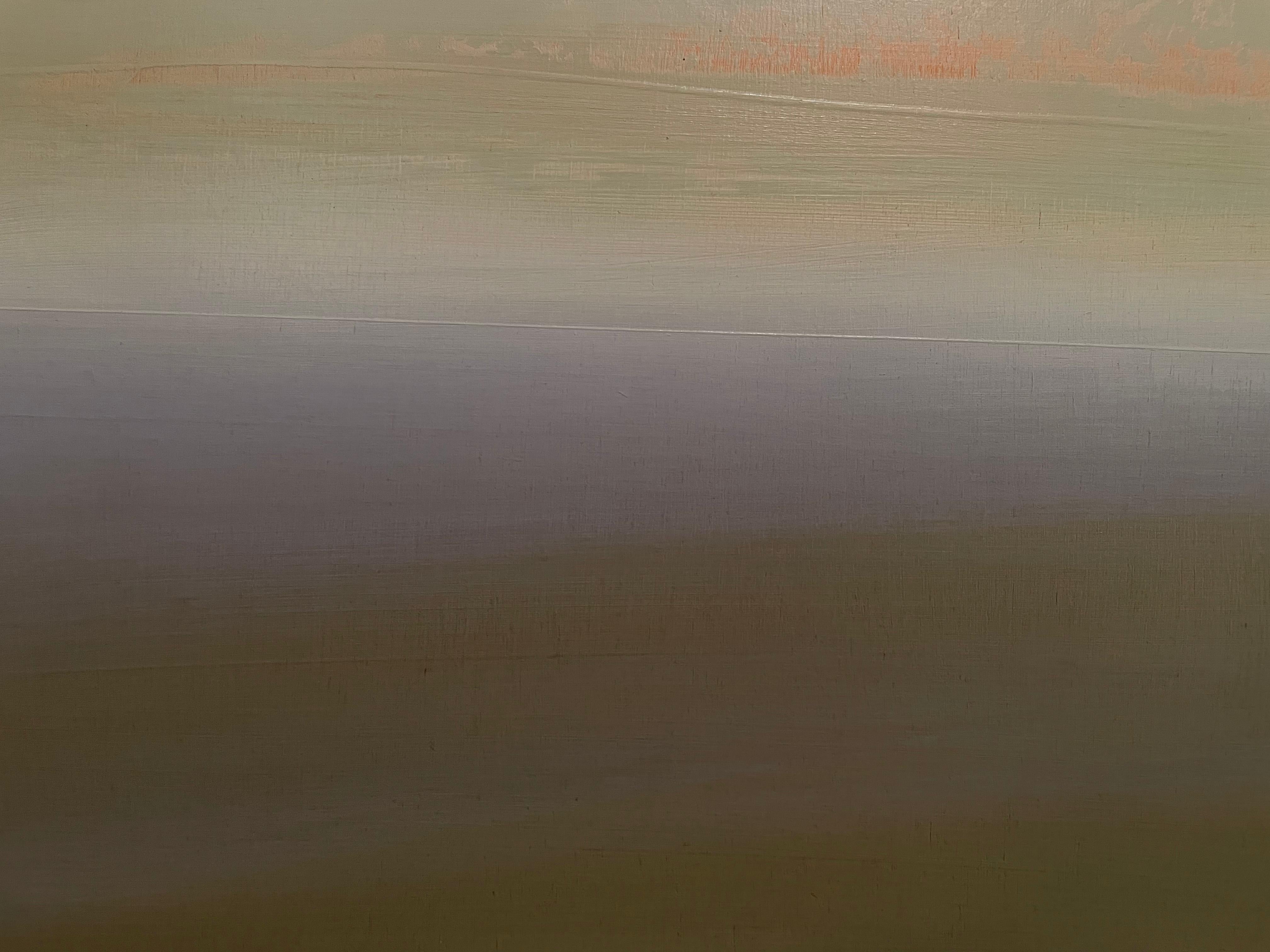 August Wind 'Contemporary Abstract Landscape Oil on Board von Katheryn Holt  im Angebot 2