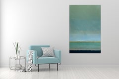 'Cumulus' Ocean scape  In Blue Abstract Contemporary Original Art By Katheryn